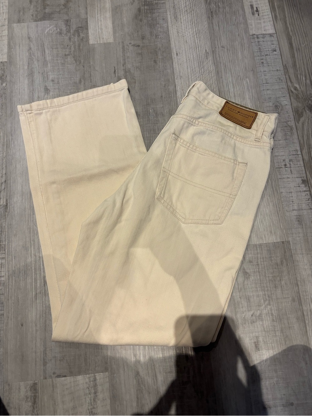 Tommy‎ Hilfiger Beige Jeans with Paisley Lining